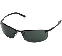 Ray-Ban RB3183 Top Bar Matte Black / Green