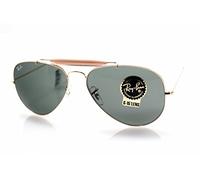 Ray Ban Rb3407 Outdoorsman Ii 001 Sunglasses Arista Crystal Green Frame 58 14 135