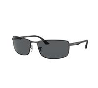 Ray - Ban RB3498 N/A 006/81 Man Sunglasses Metal Black Grey Squared Polarized