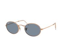 Ray-Ban RB3547 Oval Polarized 9202S2 Men's Sunglasses Gold Size 51