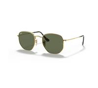 Ray - Ban RB3548N HEXAGONAL 001 Unisex Sunglasses Metal Gold G15 Geometric Normal