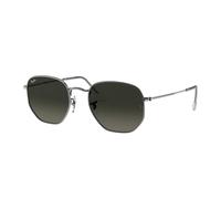 Ray - Ban RB3548N HEXAGONAL 004/71 Unisex Sunglasses Metal Grey Grey Geometric Normal Shaded