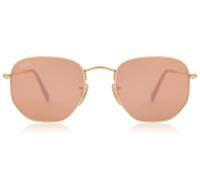 Ray-Ban Sunglasses Hexagonal 3548N 001/Z2 Gold Copper Flash Mirror