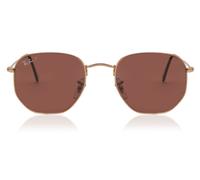 Ray-Ban RB3548N Hexagonal Polarized 9202AF Men's Sunglasses Gold Size 51