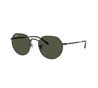 Ray - Ban RB3565 JACK 002/31 Unisex Sunglasses Metal Black Green Geometric Normal