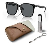 Ray-Ban RB3565 JACK Pillow Shape Sunglasses With Eyewear Kit Bundle - Adjustable Nose Pads - Ideal Formal and Casual Wear Retro Sunglasses