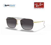 Ray-Ban RB3588 90548G 55 Black on Gold Gradient