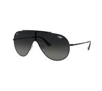 Ray - Ban RB3597 WINGS 002/11 Man Sunglasses Metal Black Grey Pilot Normal Shaded