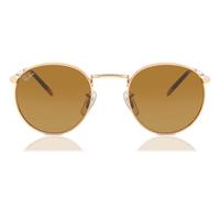 Ray-Ban Round Unisex Rose Gold Brown RB3637 New Metal - One Size