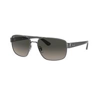 Ray - Ban RB3663 004/71 Man Sunglasses Metal Grey Grey Geometric Normal Shaded