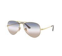 Ray - Ban Unisex Ray - Ban RB3689 AVIATOR METAL II 001/GD Sunglasses Metal Gold Blue Pilot Normal Shaded