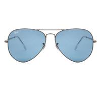 Ray-Ban RB3689 Aviator Metal II Polarized 004/S2 Men's Sunglasses Grey Size 58