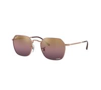 Ray - Ban RB3694 JIM 9202G9 Unisex Sunglasses Metal Gold Gold Geometric Polarized Mirror