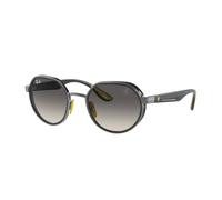 Ray - Ban RB3703M F03011 Unisex Sunglasses Metal Grey Grey Geometric Normal Shaded