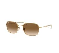 Ray - Ban RB3706 001/51 Unisex Sunglasses Metal Gold Brown Pillow Normal