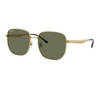Ray-Ban RB3713D Asian Fit Polarized 001/9A Men's Sunglasses Gold Size 57