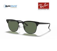 Ray-Ban Sunglasses RB3716 Clubmaster Metal Polarized 186/58