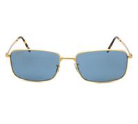 Ray-Ban RB3717 Asian Fit Polarized 9196S2 Men's Sunglasses Gold Size 57