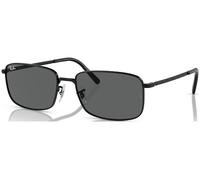 Ray-Ban Unisex Sunglass RB3717 - Frame color: Black, Lens color: Dark Grey