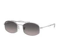 Ray-Ban RB3719 Polarized 003/M3 Men's Sunglasses Silver Size 54