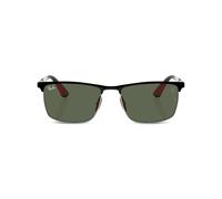 Ray-Ban Rb3726m rectangle-frame sunglasses - Black 57