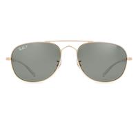 Ray-Ban RB3735 Bain Bridge Polarized 001/58 Men's Sunglasses Gold Size 57
