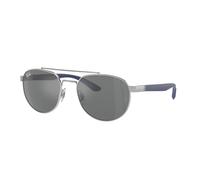 Ray - Ban RB3736 003/6G Unisex Sunglasses Metal Silver Grey Geometric Normal Mirror