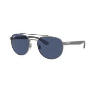 Ray - Ban RB3736 004/80 Unisex Sunglasses Metal Grey Blue Geometric Normal