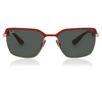 Ray-Ban RB3743M Polarized F1035J Men's Sunglasses Black Size 58