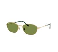 Ray - Ban RB3749 001/4E Woman Sunglasses Metal Gold Green Geometric Normal