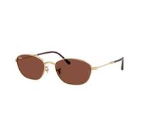 Ray - Ban RB3749 001/C5 Woman Sunglasses Metal Gold Red Geometric Normal