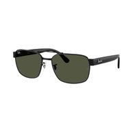 Ray - Ban RB3751 002/31 Unisex Sunglasses Metal Black Green G15 Squared Normal
