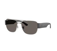 Ray - Ban RB3756 004/B1 Unisex Sunglasses Metal Grey Grey Squared Normal