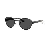 Ray - Ban RB3766CH 002/K8 Unisex Sunglasses Metal Black Grey Squared Polarized