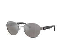 Ray - Ban RB3766CH 004/5J Unisex Sunglasses Metal Grey Silver Squared Polarized
