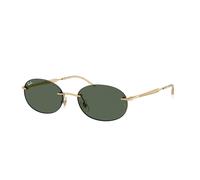 Ray - Ban RB3767 001/71 Unisex Sunglasses Metal Gold Green Round Normal
