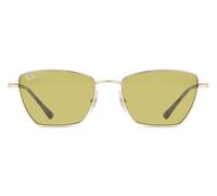 Ray - Ban RB3783 9213/2 Unisex Sunglasses Metal Gold Green Geometric Normal