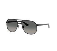 Ray - Ban RB3793 BILL MAX 002/71 Unisex Sunglasses Metal Black Grey Squared Normal Nuanced