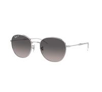Ray - Ban RB3809 003/M3 Unisex Sunglasses Metal Silver Grey Pantos Polarized Shaded