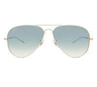 Ray-Ban RB3825 Old Aviator 003/3F Men's Sunglasses Silver Size 62
