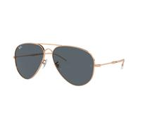 Ray - Ban RB3825 OLD AVIATOR 9202R5 Unisex Sunglasses Metal Gold Blue Pilot Normal Anti-glare
