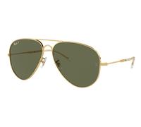 Ray-Ban RB3825 Old Aviator Polarized 001/58 Men's Sunglasses Gold Size 58