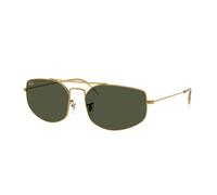 Ray - Ban RB3845 EXPLORER 5 919631 Unisex Sunglasses Metal Gold Green G15 Geometric Normal