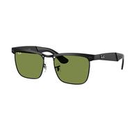 Ray - Ban RB3875 WAYFARER DELUXE 006/4E Unisex Sunglasses Metal Black Green Squared Normal