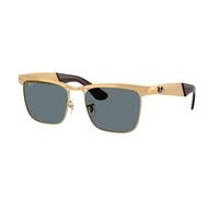 Ray - Ban RB3875 WAYFARER DELUXE 92763R Unisex Sunglasses Metal Gold Blue Squared Polarized