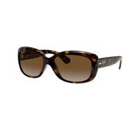 Ray - Ban RB4101 JACKIE OHH 710/T5 Woman Sunglasses Injected Turtle Brown Butterfly Polarized