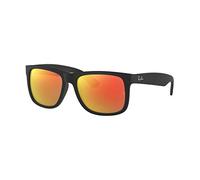 Ray Ban RB4165 Justin 622/6Q Black Orange Mirror Sunglasses 55mm