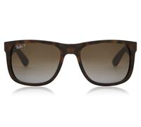 Ray-Ban Sunglasses Justin 4165 865/T5 Matt Havana Brown Gradient Polarized 55mm