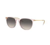 Ray - Ban RB4171 ERIKA 674211 Woman Sunglasses Injected Pink Grey Pantos Normal Shaded