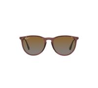 Ray - Ban Woman RB4171 ERIKA 6593T5 Sunglasses Nylon Brown Brown Pantos Polarized Shaded